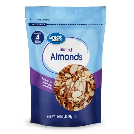 Great Value Sliced Almonds  16 oz
