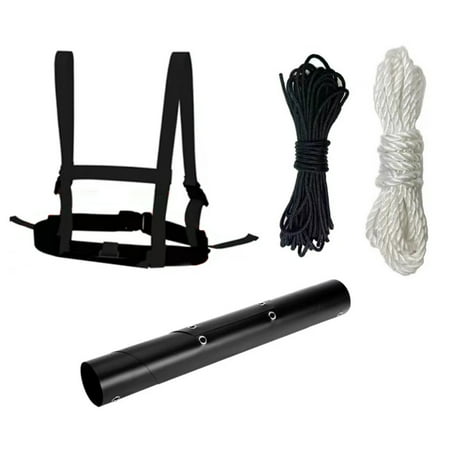 Jkung Deer Drag Sled And Harness Set Deer Cart Game Hauler Hunting Sled with Drag Strap And Rope Hauling Ice Fishing Supplies for Antelope Deer Elk Duck