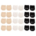 thumbnail image 1 of 12 pares de calcetines con puntera para mujer, calcetines sin costuras, calcetines invisibles de corte bajo para mujeres y niñas, 1 of 6