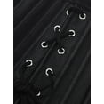 thumbnail image 6 of Women Sexy Corset Underbust Waist Trainer Corsets Gothic Clothing Corset Bustier Corpetes Black/Nude Plus Size S-6XL, 6 of 8