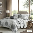 thumbnail image 5 of Home Essence Cabrillo Bed in a Bag Coverlet Bedding Set, Gray, Twin, 5 of 7
