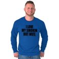 thumbnail image 3 of Love My Smokin Hot Wife Funny Spouse Men's Long Sleeve Tee T Shirt Brisco Brands M, 3 of 6