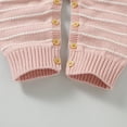 thumbnail image 6 of Baby Boys Girls Rompers Hats Sets Autumn Long Sleeve Cotton Knitted Newborn Infant 2pcs Outfits Winter Toddler Playsuits Clothes, 6 of 6