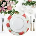 thumbnail image 4 of Ryvnso Watermelons Round Plate Mats Dining Table Placemat Set of 4 for Holiday Decoration, 4 of 7