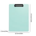 thumbnail image 6 of Clip Boards, Plastic Clipboards, Clip Boards with Metal Clip, 12.4 x 8.8 Inch Low Profile Clipboard, Standard A4 Letter Size for Office, 6 of 6
