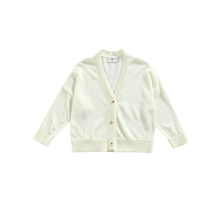

Baby Boys Girls Knitted Cardigan Sweater Clothing Button Sweaters Toddler Outwear