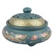 thumbnail image 1 of Incense Burner Ceramic Colour Enamel Exquisite Pattern Retro Incense Cone Holder For Family Meditation Decoration, 1 of 5