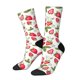 thumbnail image 1 of Balery Strawberry1 Calcetas Largas con Estampado para Hombre y Mujer – Suaves y Transpirables, Talla Única (US 5-11), 1 of 6