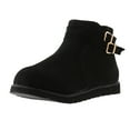 thumbnail image 2 of Oyedens Boots for Women Fashion Casual Buckle Zipper Ankle Booties Womens Flats Work Short Boots, 2 of 4