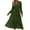 Olive Green, variant on Lovskoo Women's Long Sleeve Boho Dresses V Neck with Belt Solid Color Flowy Maxi Dresses Tiered Pink