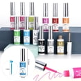 thumbnail image 3 of Set de esmaltes en gel para decoración de uñas Fcozpjk, 12 colores, 8 ml, UV y LED, 3 of 7