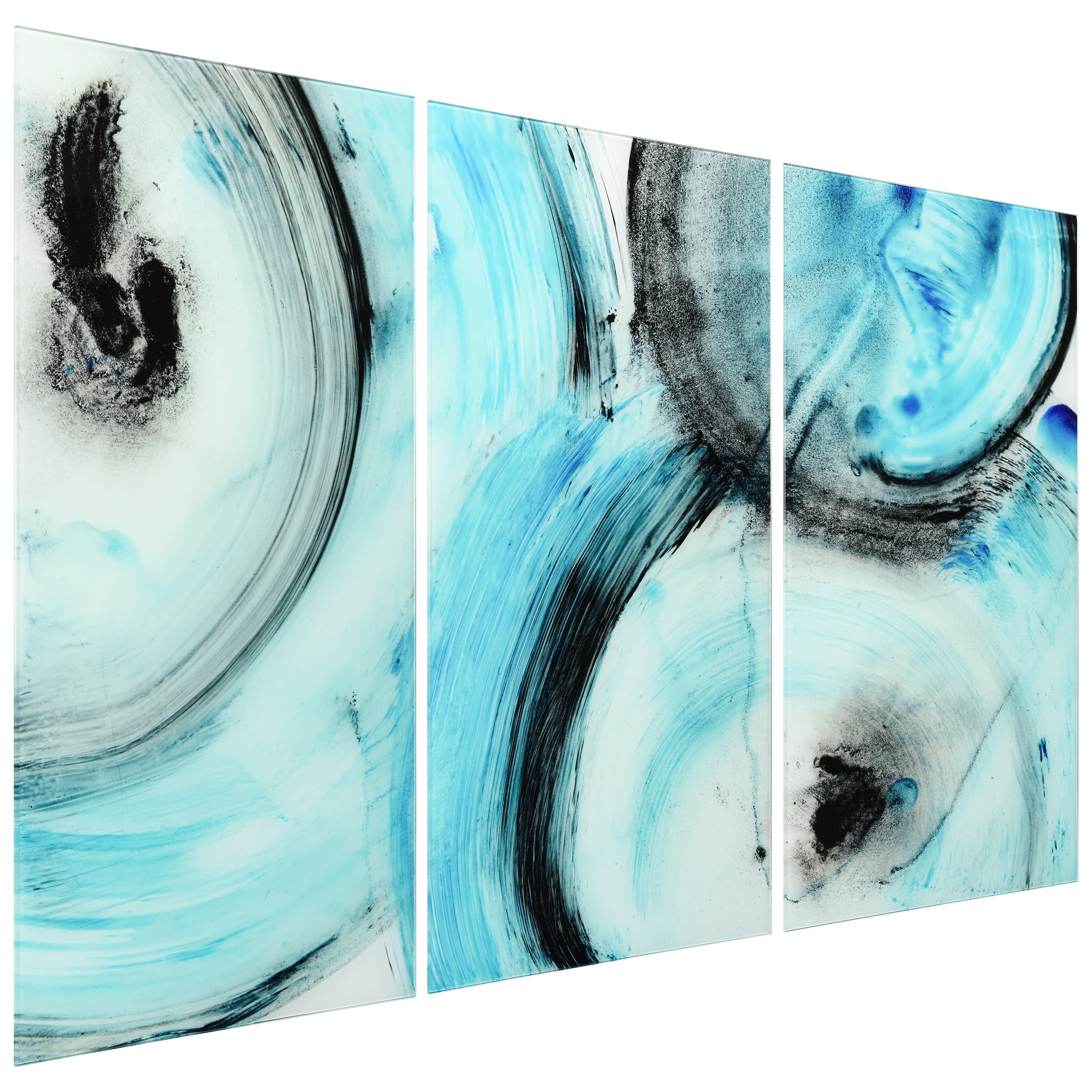 Ripple Effect IV ABC 36 in x 72 in Mixed Media Art, by Empire Art 3 Count