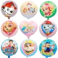 thumbnail image 2 of 10 globos de aluminio de 45 x 45 cm de Paw Patrol, suministros para fiestas de cumpleaños de niños y niñas, decoraciones para fiestas de baby shower, juguetes para niños, juguetes clásicos, 2 of 5