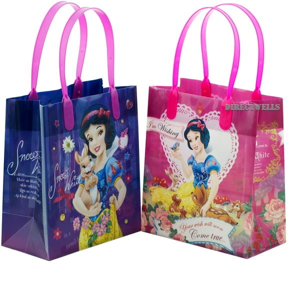 Disney Princess Snow White Your Wish 12 Reusable Small Goodie Bags 6"