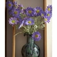 thumbnail image 7 of Summer Chrysanthemum Flower Stem in Purple 23.6" Tall, 7 of 7