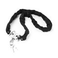 thumbnail image 2 of Candado para bicicleta de acero Oxford resistente a la corrosión, antirrobo, con cadena, color negro, 2 of 12