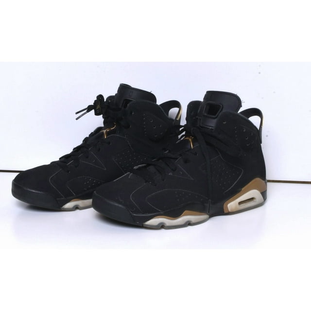 Ni-k-e Air Jordan 6 Retro Defining Moments Black Metallic Gold CT4954-007 Size 9.5