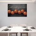 thumbnail image 6 of Inspirational Basketball Boys Room Wall Art Motivational Sports Basketball Pictures Wall Decor God Says You Are Canvas Print Painting Framed Modern Home Artwork For Dorm Gym Bedroom Office 16"x12", 6 of 7