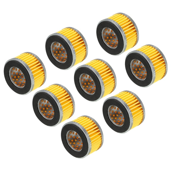 Uxcell Replacement Compressor Air Filter Element, 8 Pack Intake Paper Filter
