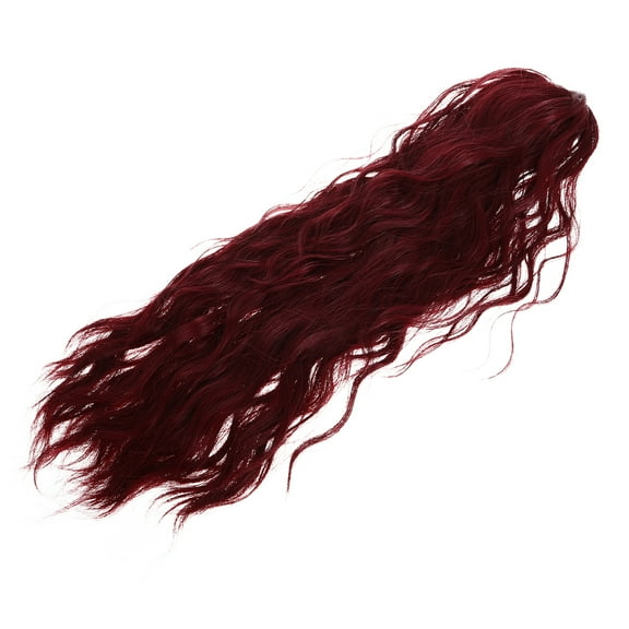 WASHWEPE Fake Hair Synthetic Ponytail Wig Rosy for Women 1Pack 19.7x2.0x2.0in