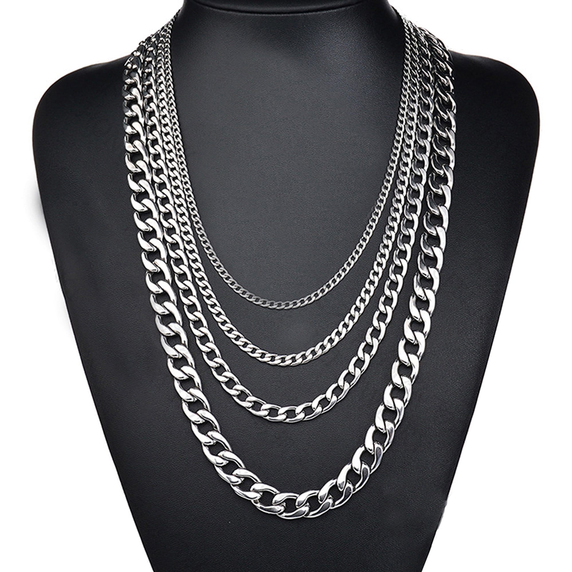 70cm 925 Sterling Silver Bling Chain CURB 2mm 