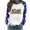 Blue, variant on Fall Fashion Must Haves Womens Round Neck Festive Christmas Fall Pullover Sweatshirt Long Sleeve Top Women Fall Clothes My Items
