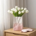 thumbnail image 6 of Unique Bargains Ceramic Matte Vase Retro Round Bottle Gradient Pink 5.0" x 2.8" x 6.7", 6 of 6