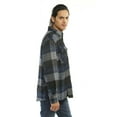 thumbnail image 2 of YAGO Men's Casual Plaid Flannel Long Sleeve Button Down Shirt Blue/2E (S-5XL), 2 of 3