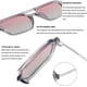 thumbnail image 4 of Gafas de sol de aviador polarizadas cuadradas para mujer y hombre, gafas de sol vintage, 4 of 5