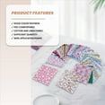 thumbnail image 3 of Kit de patchwork DIY de 60 piezas, paquete de colgantes de 10x10 cm, tela de algodón, kit de costura para patchwork., 3 of 5