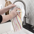 thumbnail image 4 of RITZ Pebble Cotton Terry Bar Mop Dish Cloth Set, 6-Pack, 12" x 12", Multi, 4 of 5