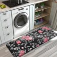 thumbnail image 3 of Pioneer Flower Floral Print Pattern Kitchen Rug Mat,Kitchen Runner Rugs Non Skid Washable,Decorative Kitchen Floor Mats for Kitchen,Sink,Laundry,17"x47.2", 3 of 7