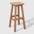 thumbnail image 5 of WestinTrends Malibu 5-Piece HDPE Outdoor Patio Dining Bar Bistro Table Set with Bar Stools, Teak, 5 of 11