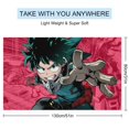 thumbnail image 2 of My Hero Academia Izuku Midoriya Beach Towel Microfiber Soft Absorbent Quick-Dry Bath Towel 130x80cm for Bathroom Shower Guests Pool Swimming Camp Holiday Gym for Kid Adult, 2 of 8