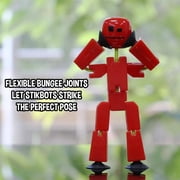 ZiNG Revolution Stikbot 8 Solid Tripod Action Figure Set, 9 Pieces