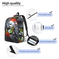 thumbnail image 3 of Goofa The Nightmare Before Christmas Pattern Durable Canvas Daypack - High-Quality Vintage Backpack, Compact & Versatile for Travel and Everyday Use-Small, 3 of 5