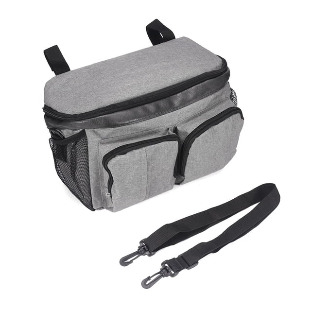 Bolsa De Cochecito De Bebé Bolsa De Hombro Multifuncional Bolsa De Mensajero Bolsa De Almacenamiento Yuarrent HA024265-02