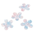 thumbnail image 3 of EHJRE 4 Pack Resin Flower Charm Button Jewelry Key Case Decor, 3 of 9