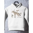 thumbnail image 3 of Hyena Summer Illustration Hoodie Toddler -Image by Shutterstock,  5 Toddler, 3 of 4