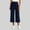 Blue, variant on Yogo Straight Leg Pants for Women Solid Color with Pockets High Waist Seamless Workout Pants Tummy Control Bike Pants Fashion Freedom Lightweight Pants for Women Holiday Run Sports L