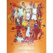 Basketball Poster Black Sports History (18x24)