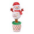 thumbnail image 2 of Juguete De Peluche Navideño Interactivo Que Habla Para Niños Y Niñas, Muñeco De Nieve De Peluche, 2 of 8