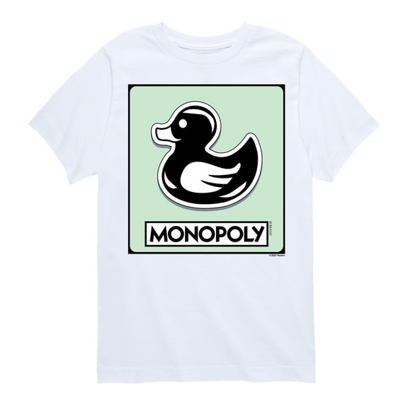 Monopoly - Duck Token - Youth Short Sleeve Graphic T-Shirt