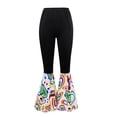 thumbnail image 4 of FASHOFT Adult 70s Vintage Disco Halloween Costumes White Graphic Top Pants Set Stage Performance Retro Theme Party Fancy Dress Up Halloween Costume XL, 4 of 8