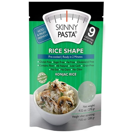 9.52 oz - The Only Odor Free 100% Konjac Noodle (Shirataki Noodles) - Pasta Weight loss - Low Calorie Food - Healthy Diet Pasta - Rice - 6-Pack Skinny Pasta - Pack of (Best Tasting Healthy Pasta)