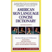 American Sign Language Concise Dictionary: Revised Edition [Paperback - Used]