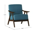 thumbnail image 6 of Pemberly Row Contemporary Accent Chair with Arm Rest in Blue, 6 of 6