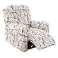 thumbnail image 1 of Funda Estampada para Sillón Reclinable Dznils, Poliéster Elástico, Negro y Blanco, 1 of 9