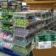 thumbnail image 4 of 50 Pcs Clear Plastic Label Holders For Wire Shelf Retail Price Label, 8cm X 4cm Basket Labels Clip On Labels For Storage Bins, 4 of 4