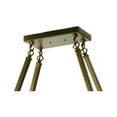 thumbnail image 3 of Meyda Tiffany 50837 Balsam Pine 8 Light 38" Wide Linear Chandelier - Copper, 3 of 3